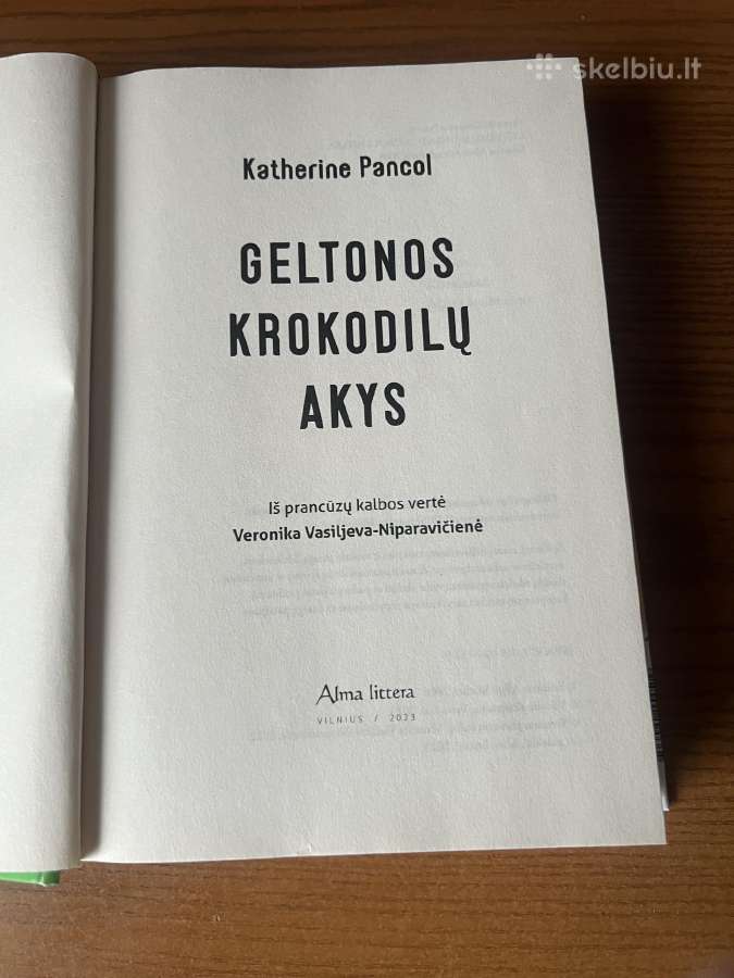 Knyga “Geltonos krokodilų akys “ - nuotraukos Nr. 4