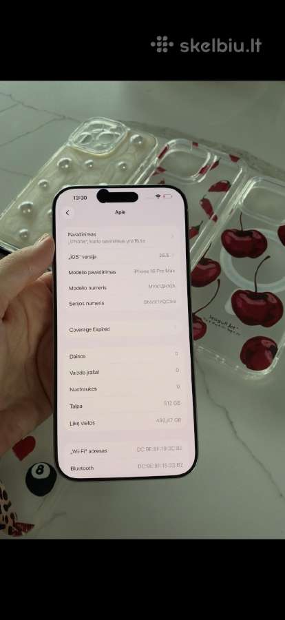 iPhone 16 Pro Max 512gb - nuotraukos Nr. 7