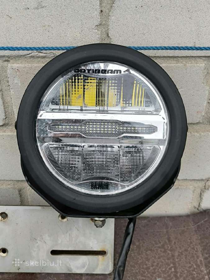 LED tolimųjų šviesų žibintai Optibeam Savage 7 - nuotraukos Nr. 3