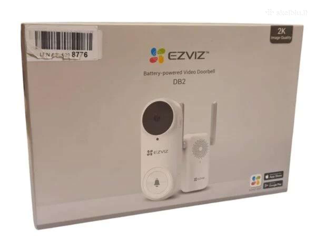 Ezviz Db2 Kit 2k belaidis vaizdo skambutis/kamera - nuotraukos Nr. 4