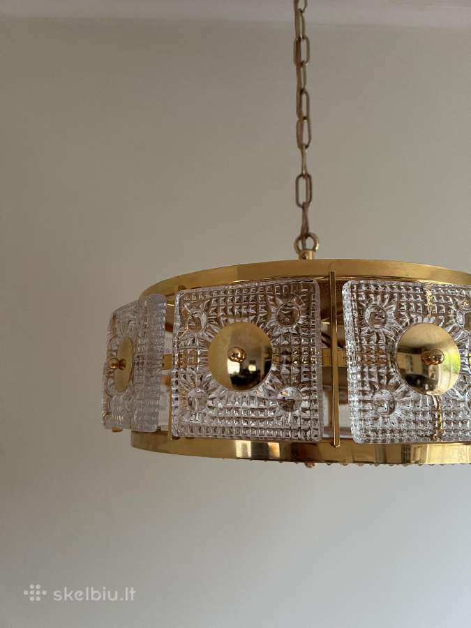 Mid-century pakabinamas šviestuvas - nuotraukos Nr. 3