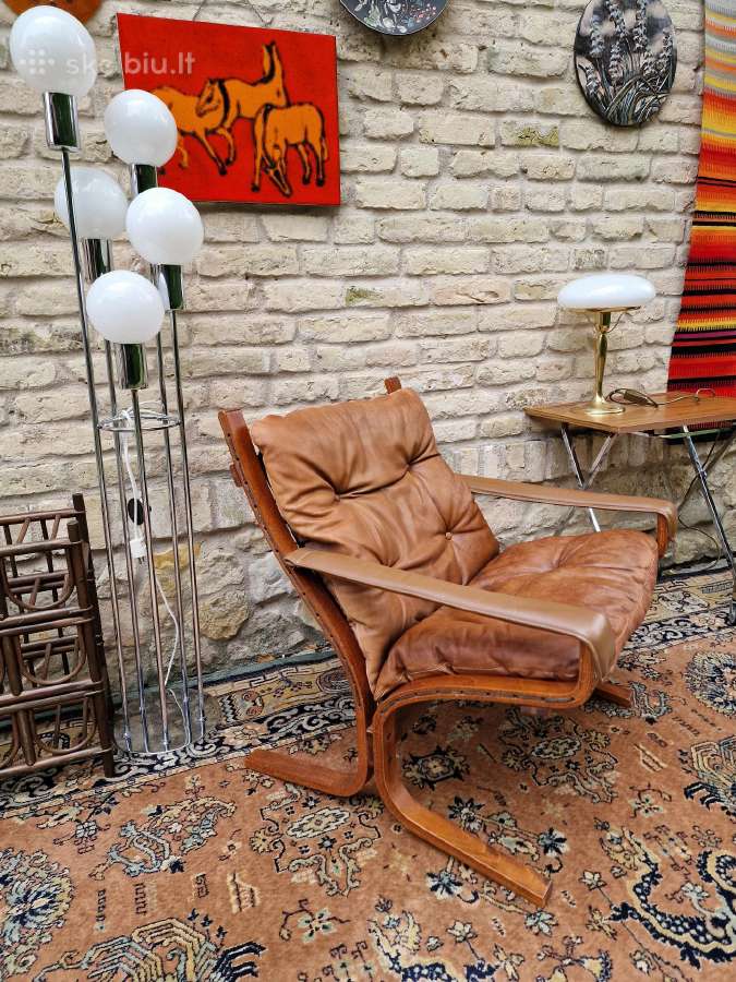 Vintažinis mid century autorinis fotelis"siesta" - nuotraukos Nr. 5