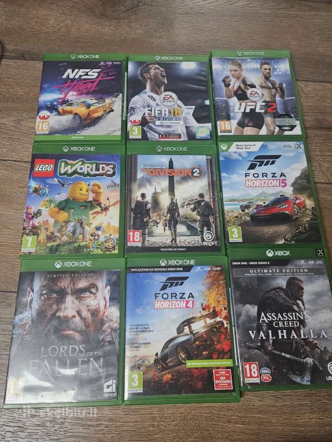 Xbox One 1tb su 2 pulteliais ir žaidimais - nuotraukos Nr. 2