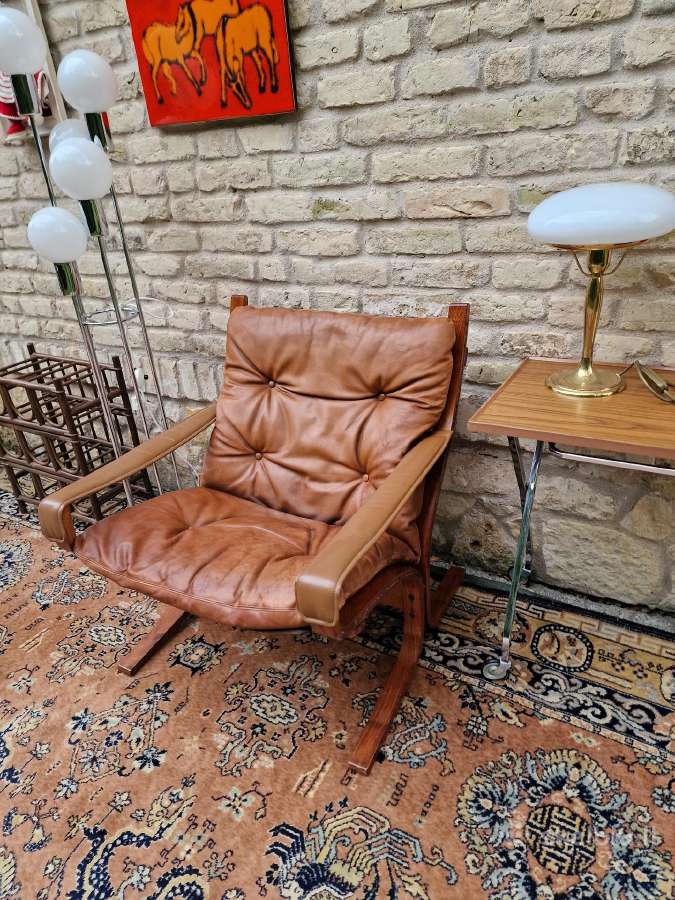 Vintažinis mid century autorinis fotelis"siesta" - nuotraukos Nr. 7