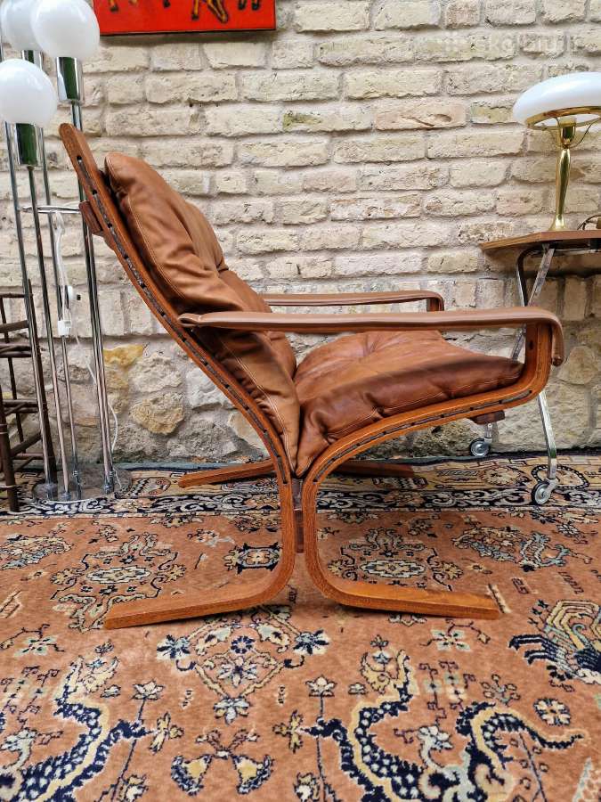 Vintažinis mid century autorinis fotelis"siesta" - nuotraukos Nr. 14