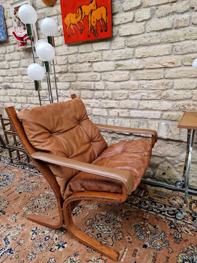 Vintažinis mid century autorinis fotelis"siesta" - nuotraukos Nr. 17