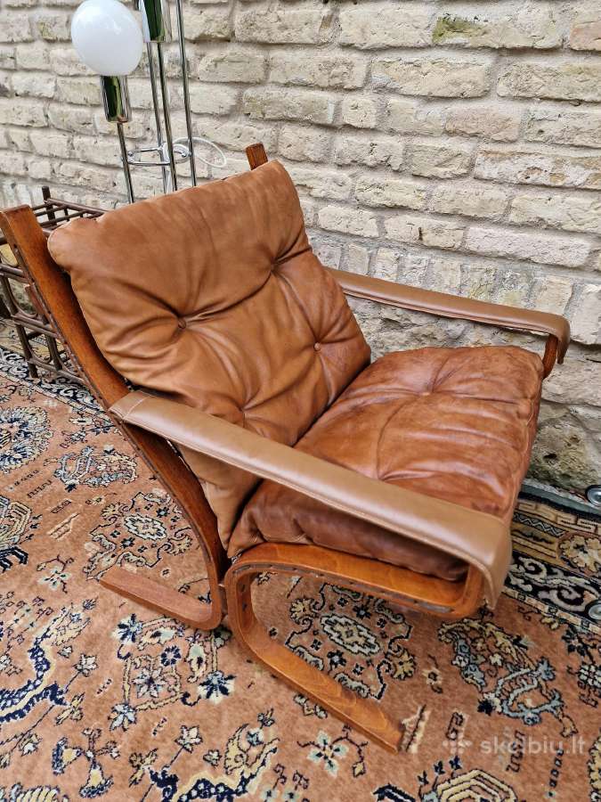 Vintažinis mid century autorinis fotelis"siesta" - nuotraukos Nr. 19