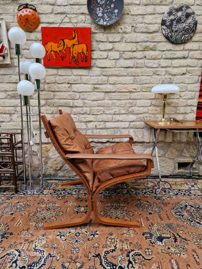 Vintažinis mid century autorinis fotelis"siesta" - nuotraukos Nr. 25