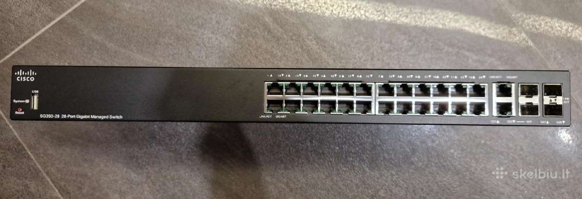 Cisco Sg350-28-k9 28-port Switch - nuotraukos Nr. 3