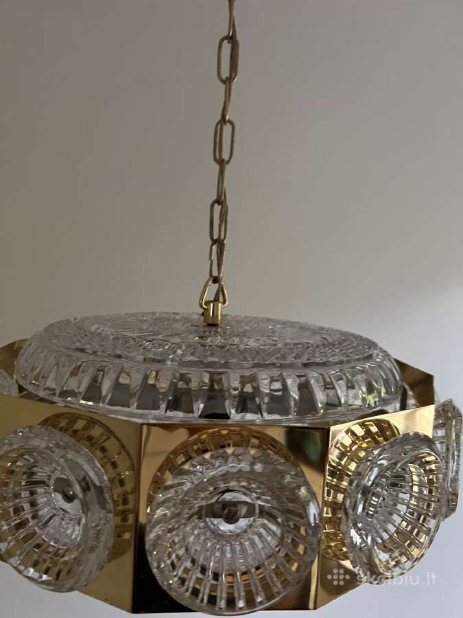 Mid-century lubinis šviestuvas - nuotraukos Nr. 7