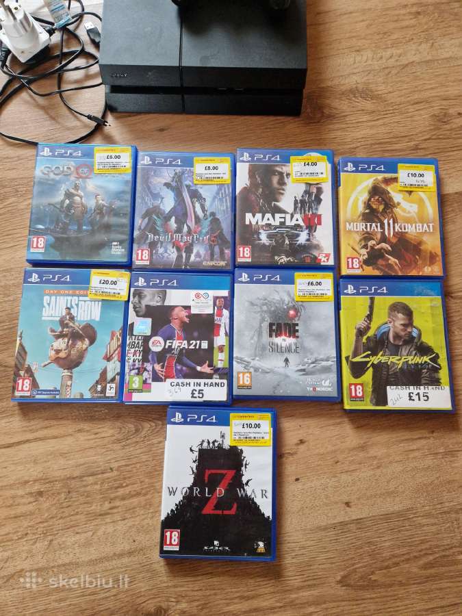 Ps4 250gb Su žaidimais. - nuotraukos Nr. 2