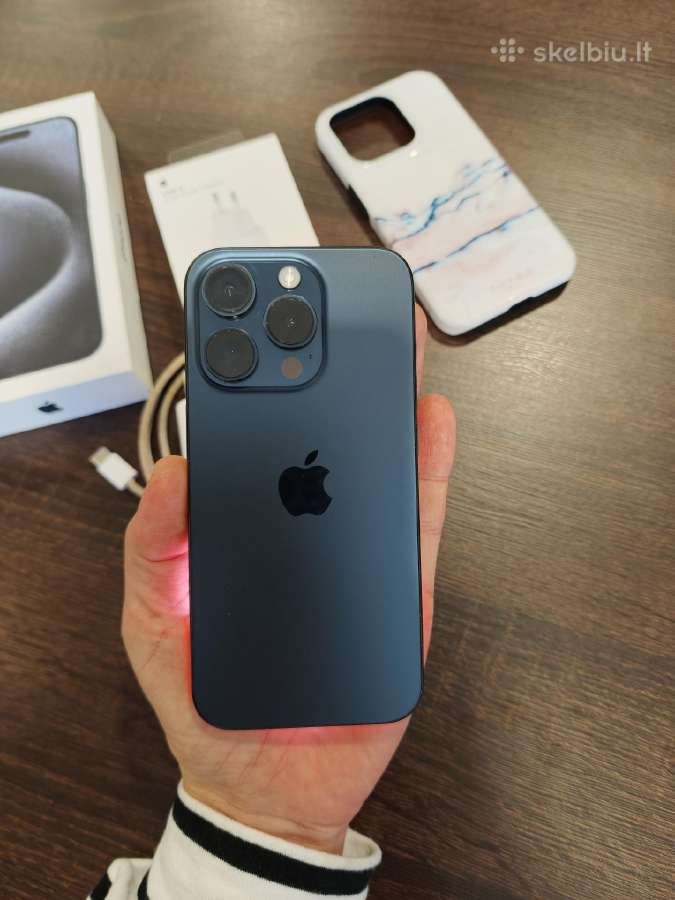 iPhone 15 pro 256gb 87% baterija - nuotraukos Nr. 3