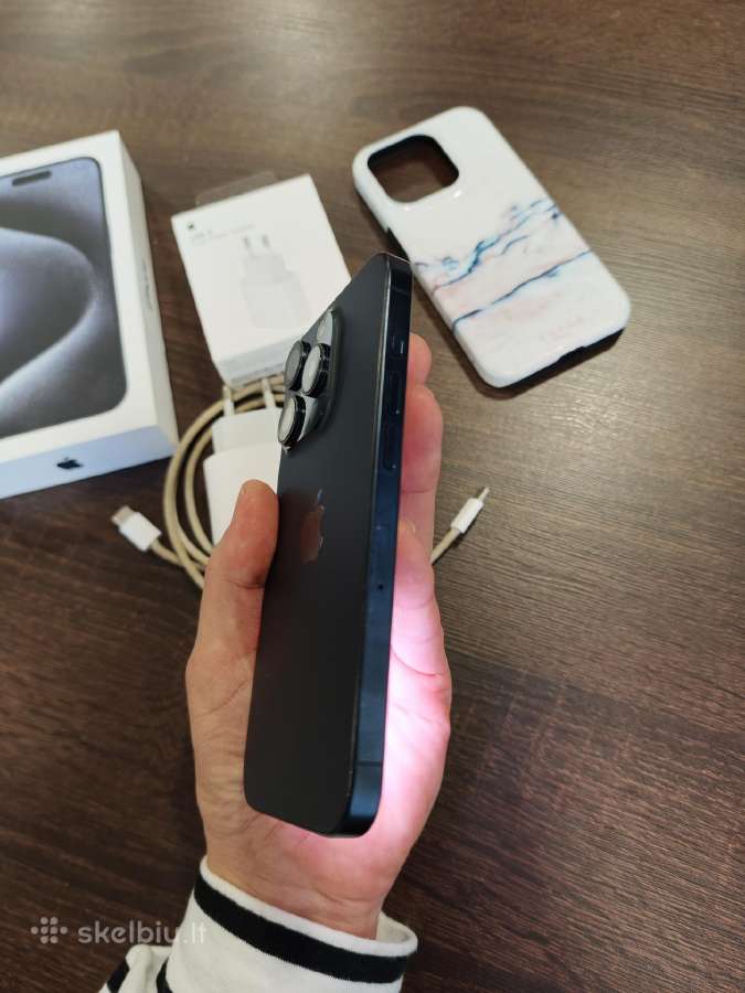 iPhone 15 pro 256gb 87% baterija - nuotraukos Nr. 4