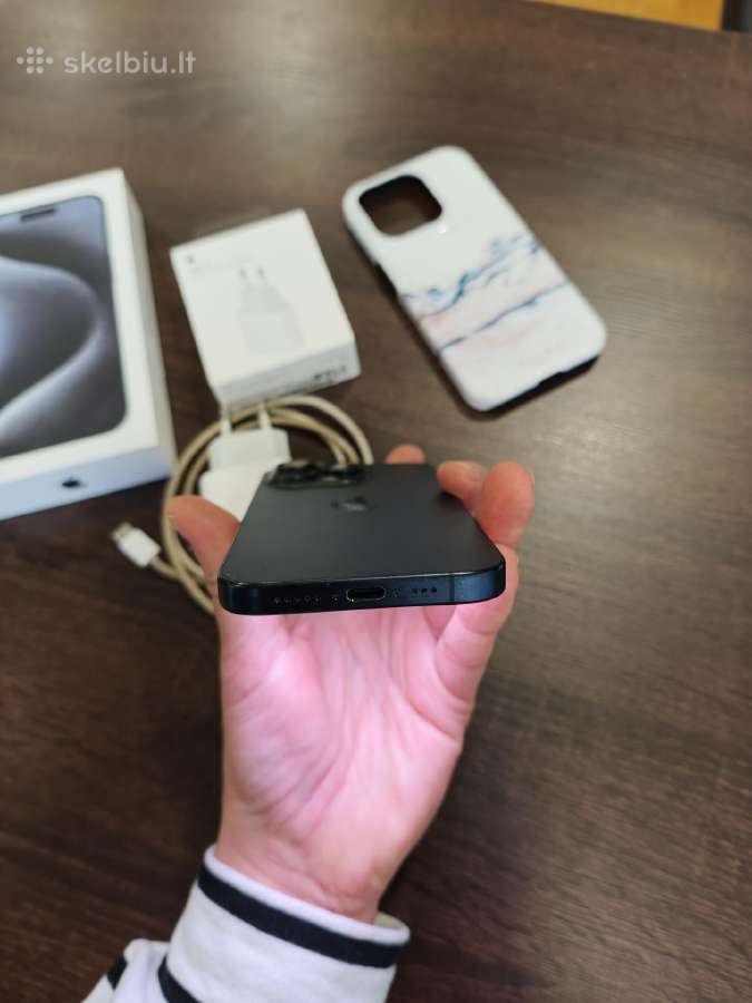 iPhone 15 pro 256gb 87% baterija - nuotraukos Nr. 5