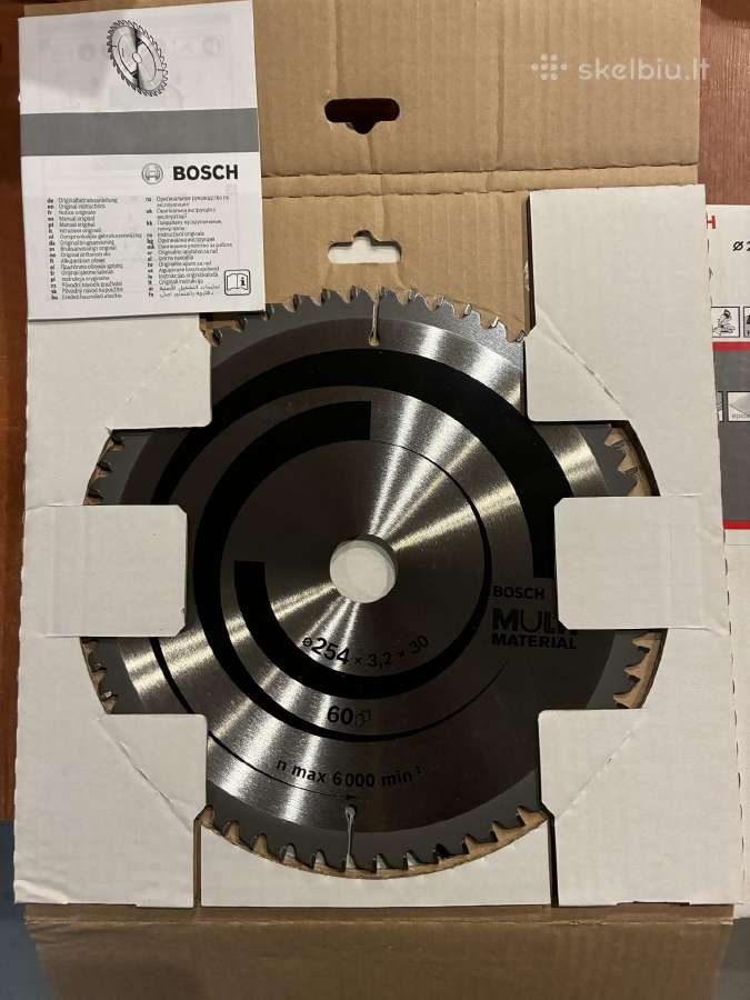 Pjovimo diskas Bosch Multi Material 254mm - nuotraukos Nr. 2