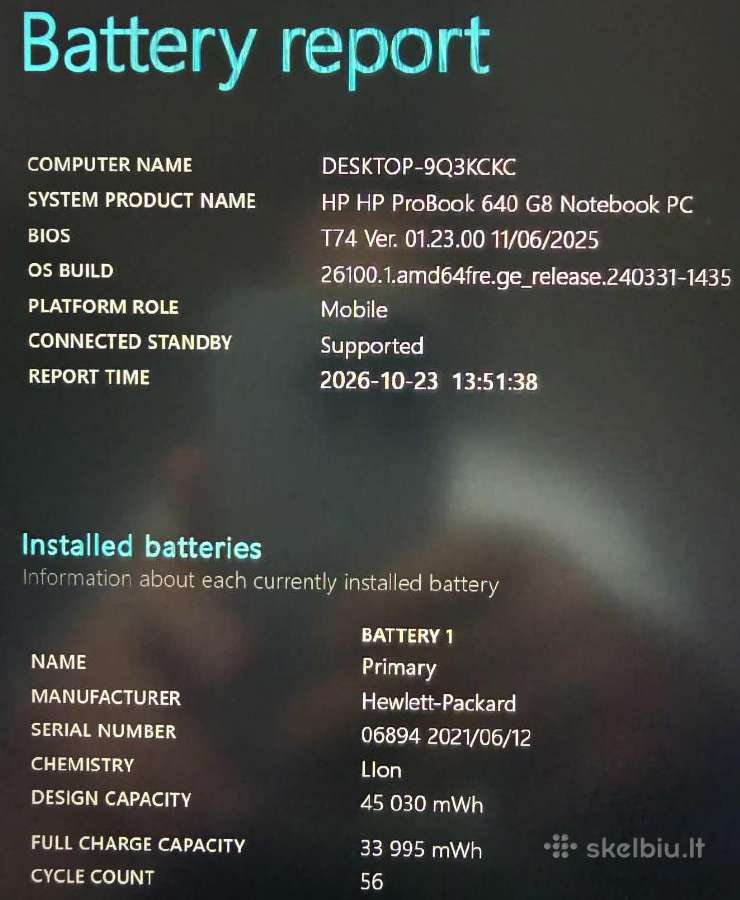 Hp Probook 640 G8 - nuotraukos Nr. 4