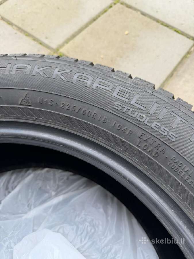 Nokian Hakkapeliitta R5 Suv 225/60 R18, 4 vnt., ~8 - nuotraukos Nr. 4