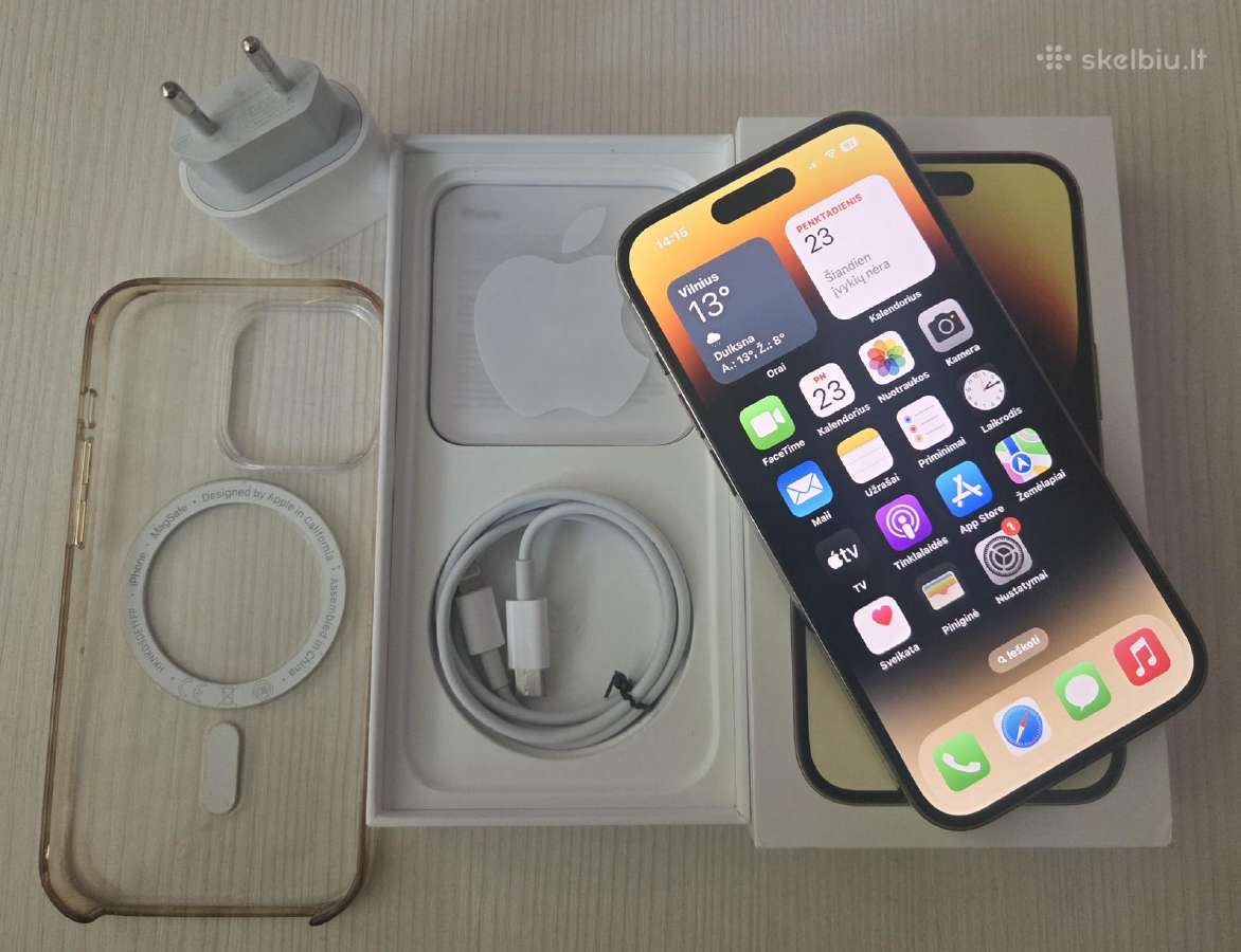 iPhone 14 pro gold - nuotraukos Nr. 2