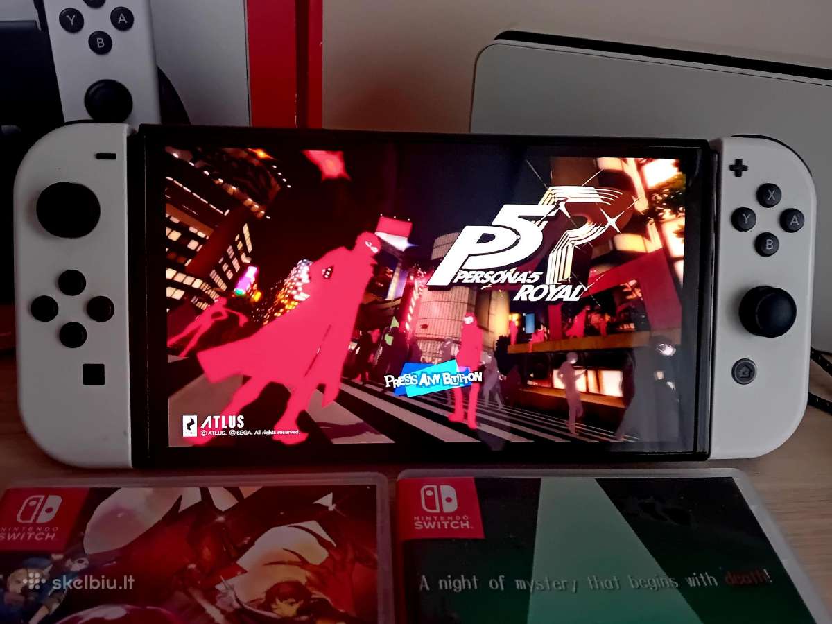 Switch oled su žaidimais - nuotraukos Nr. 3