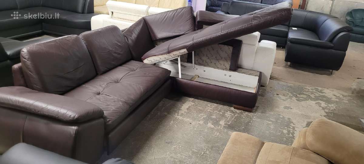 Sofa lova odinis Kampas su Patalynes dėže - nuotraukos Nr. 5