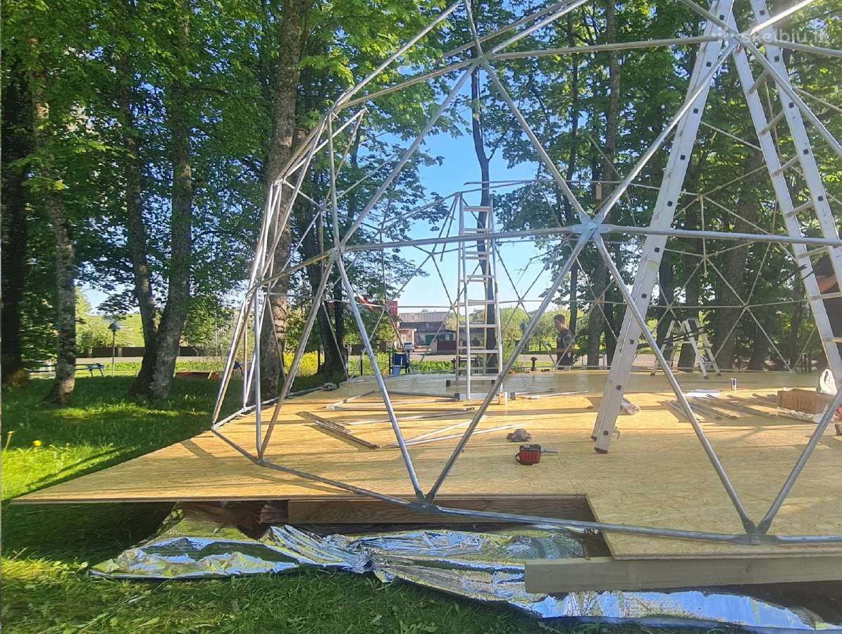 50m2 +Loftas Glamping Namelis, Visų sezonų kupolas - nuotraukos Nr. 6