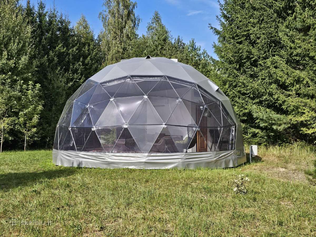 50m2 +Loftas Glamping Namelis, Visų sezonų kupolas - nuotraukos Nr. 7