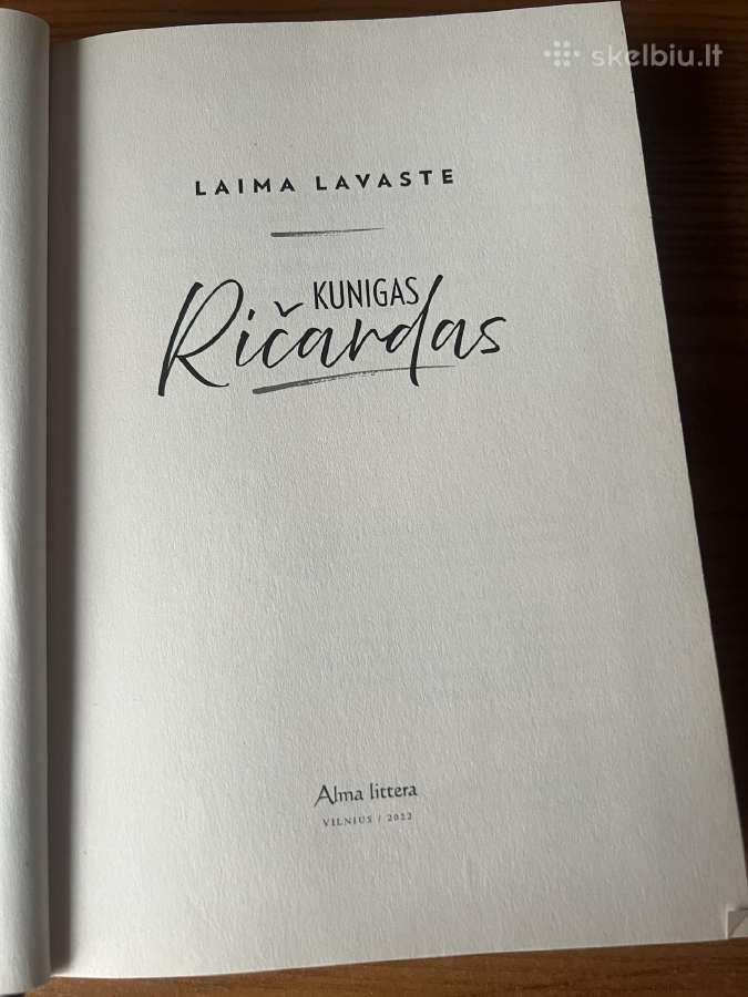 Knyga “Kunigas Ričardas “. - nuotraukos Nr. 5