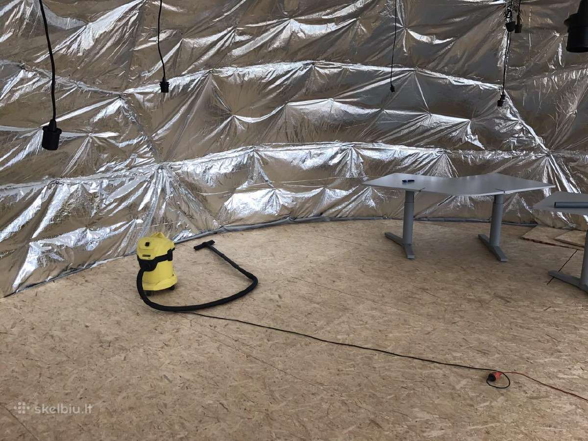 50m2 +Loftas Glamping Namelis, Visų sezonų kupolas - nuotraukos Nr. 9