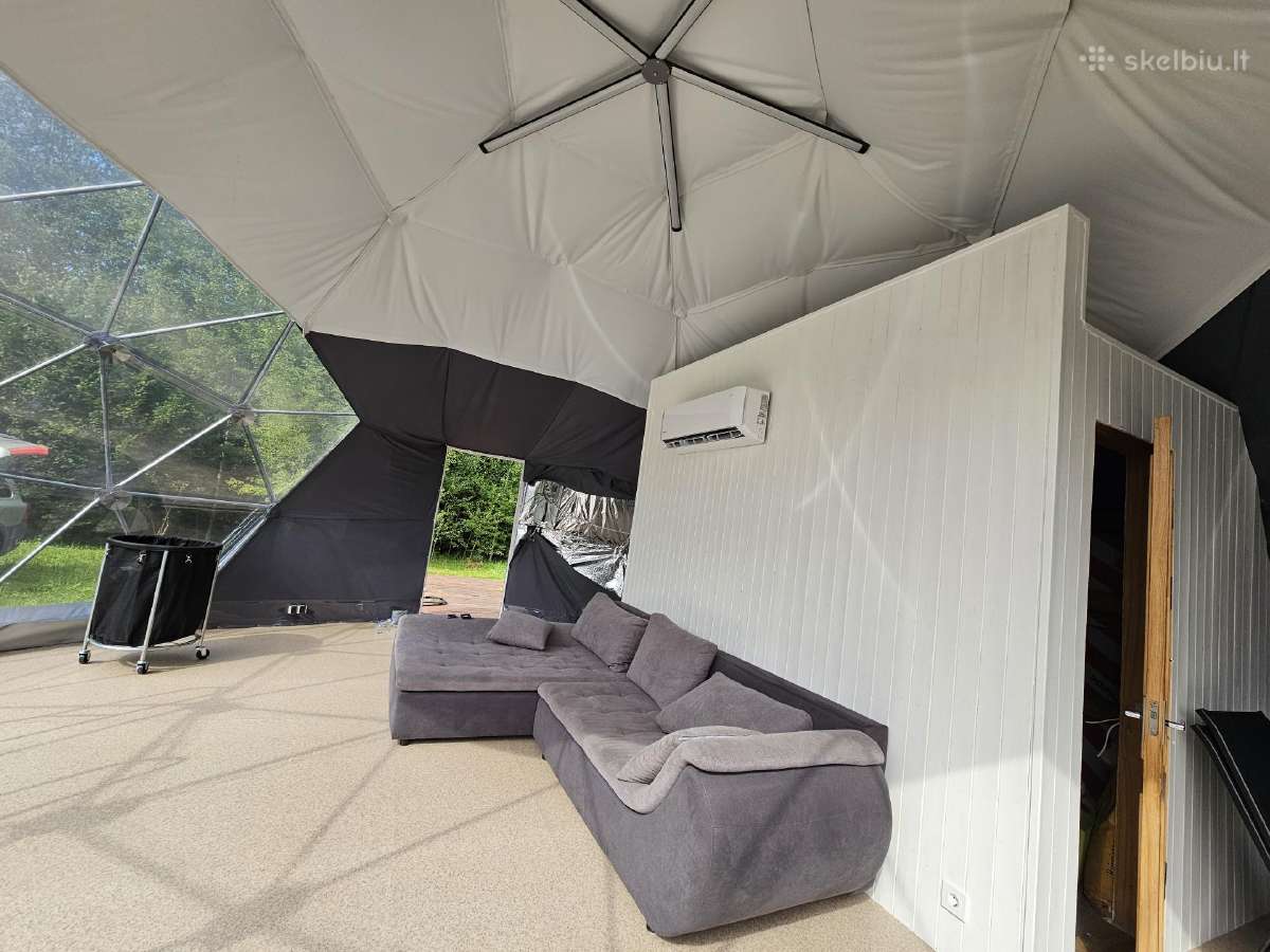 50m2 +Loftas Glamping Namelis, Visų sezonų kupolas - nuotraukos Nr. 17