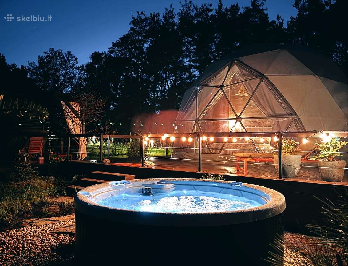 50m2 +Loftas Glamping Namelis, Visų sezonų kupolas - nuotraukos Nr. 22