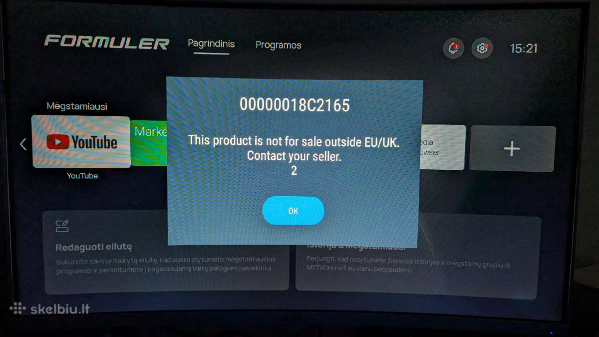 Formuler Z11 Pro Max 4k (4gb RAM / 32gb) - nuotraukos Nr. 6
