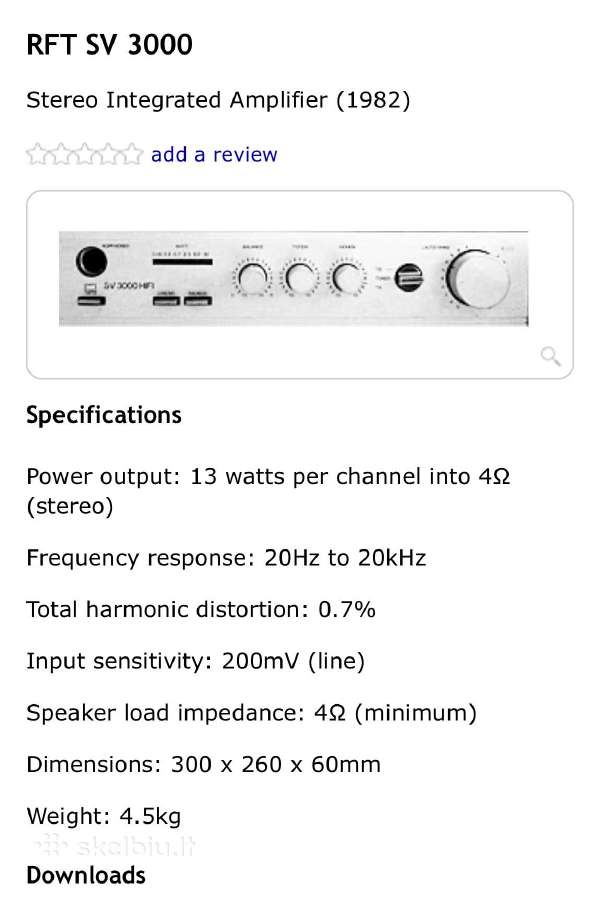 Rft sv 3000 hifi - nuotraukos Nr. 3