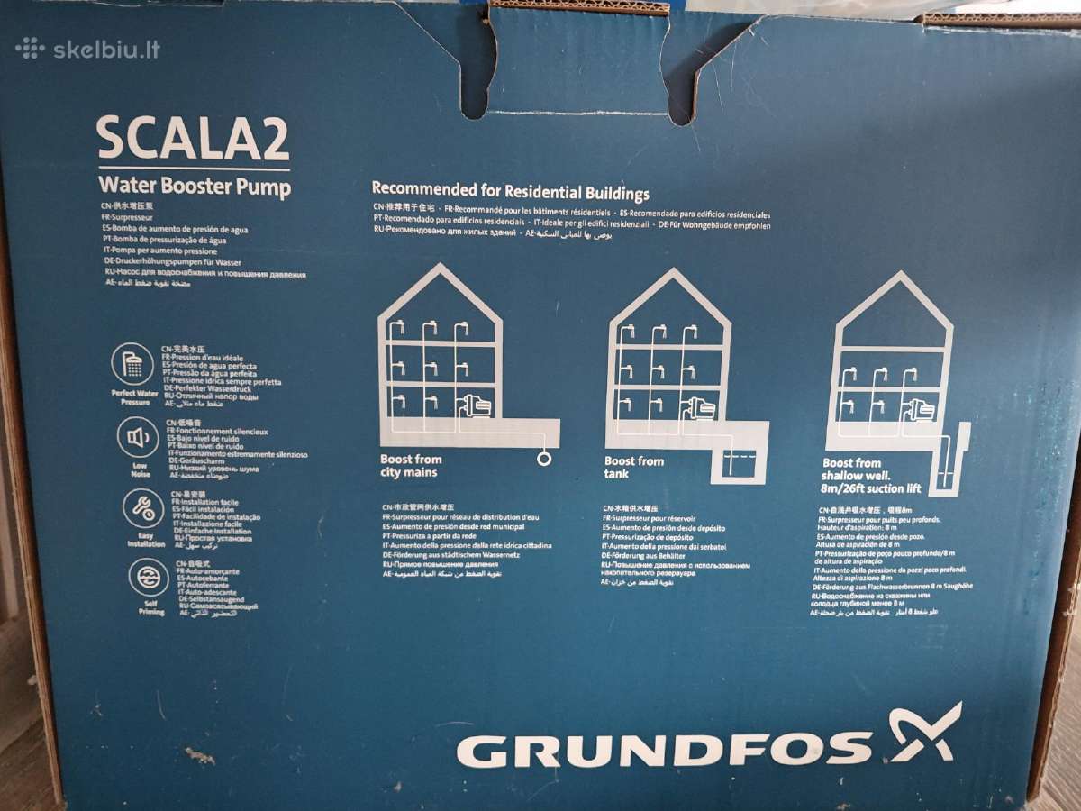 Vandens siurblys grundfos scala2 - nuotraukos Nr. 3
