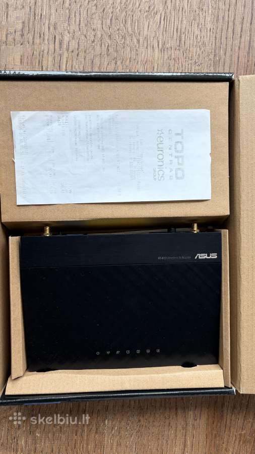 Nenaudotas Asus Rt-n12 Wi-fi maršrutizatorius N300 - nuotraukos Nr. 3