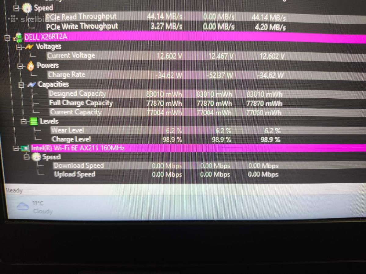 Precision 7670 i7-12850hx 32gb Rtx A2000 8gb A Gra - nuotraukos Nr. 7