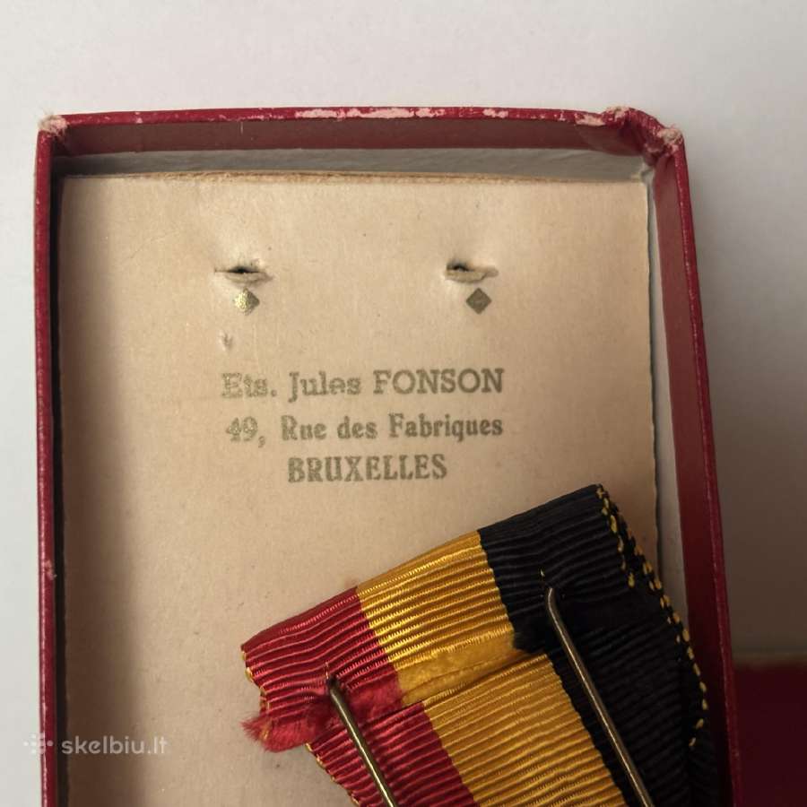 Belgija. Industrial Decoration 1st Class Medal - nuotraukos Nr. 6