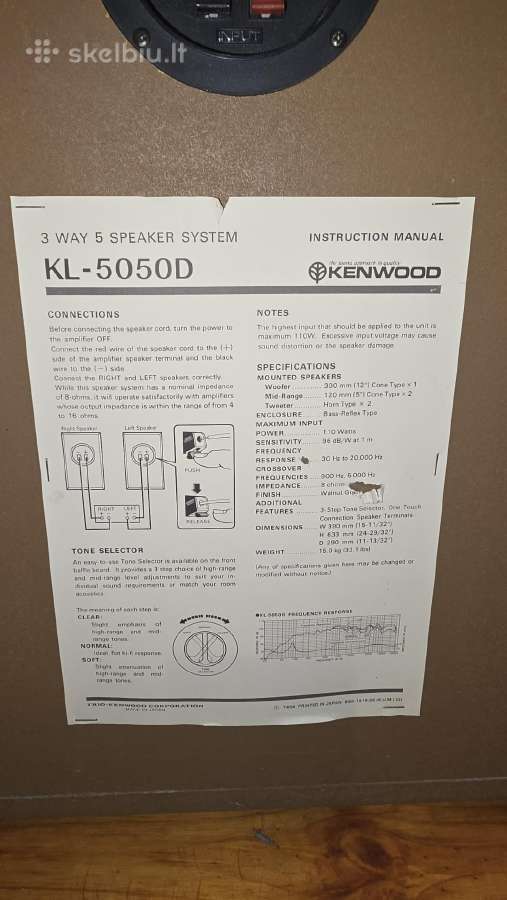 Kenwood Kl-5050d - nuotraukos Nr. 6