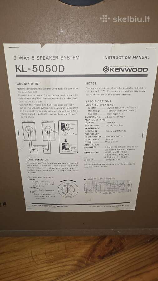 Kenwood Kl-5050d - nuotraukos Nr. 11