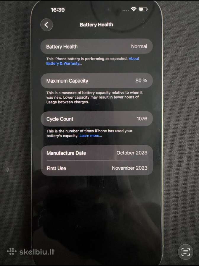 iPhone 15 pro Max - nuotraukos Nr. 8