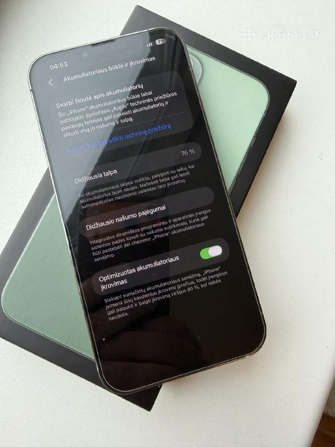 iPhone 13 Pro Max 128gb - nuotraukos Nr. 3