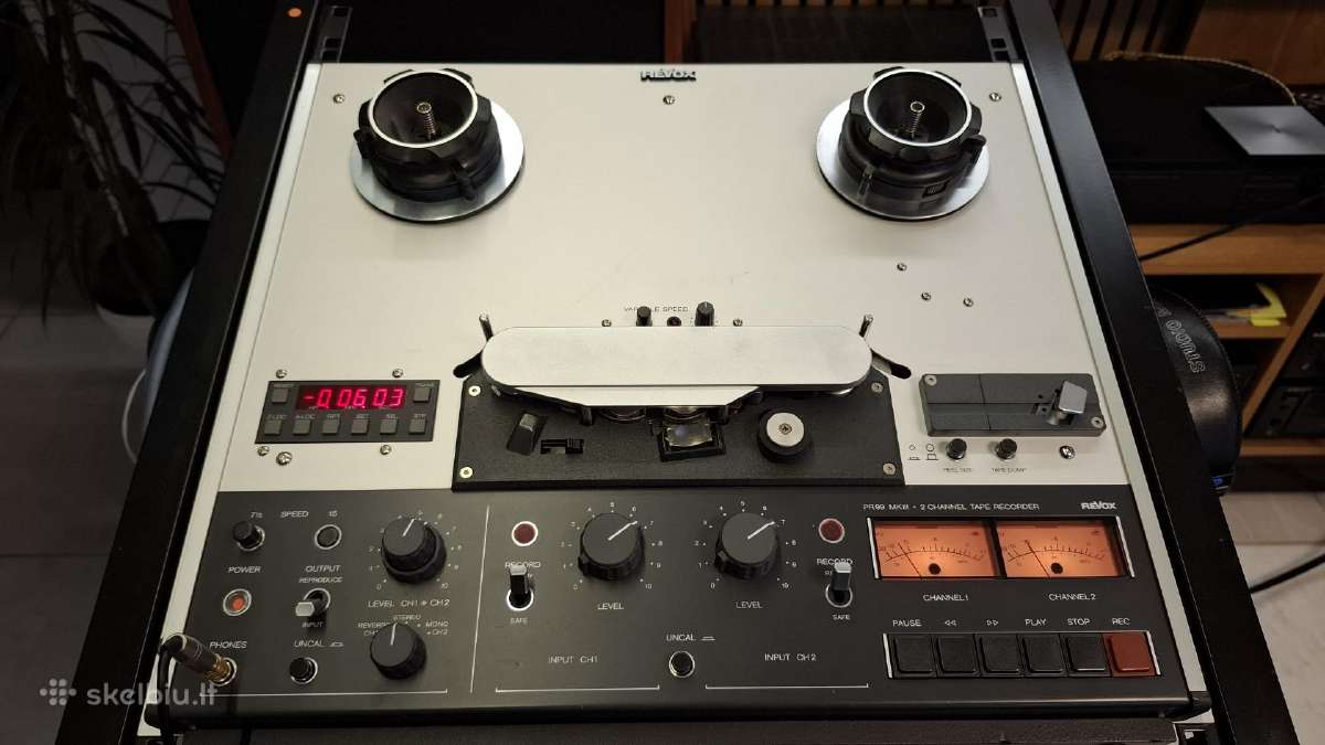 Magnetofonas evox Pr99 MkIII (High Speed, 2-track) - nuotraukos Nr. 6