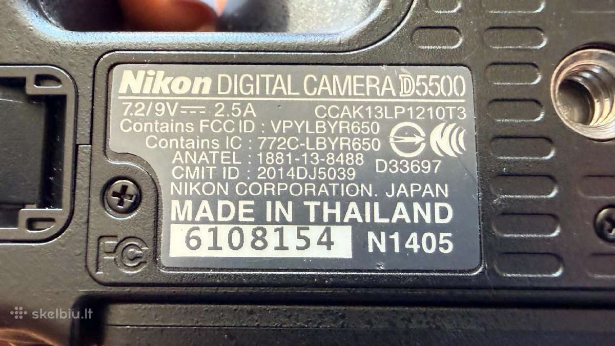Nikon D5500 + 18–55 ir 55–300 mm Vr objektyvai - nuotraukos Nr. 3