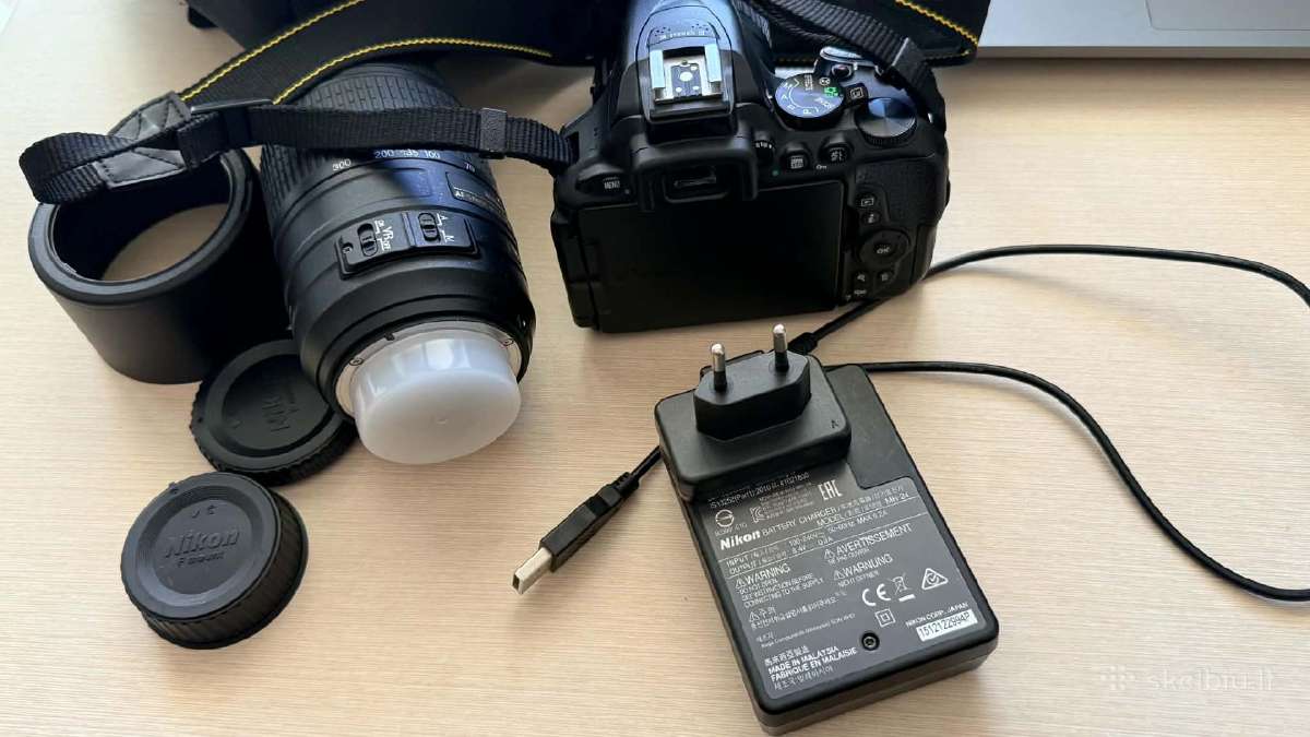 Nikon D5500 + 18–55 ir 55–300 mm Vr objektyvai - nuotraukos Nr. 5