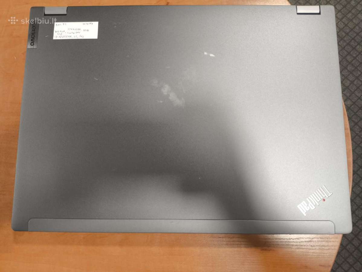 P16 240hz i7-12850hx 32gb 512gb A2000 8gb 7% - nuotraukos Nr. 3