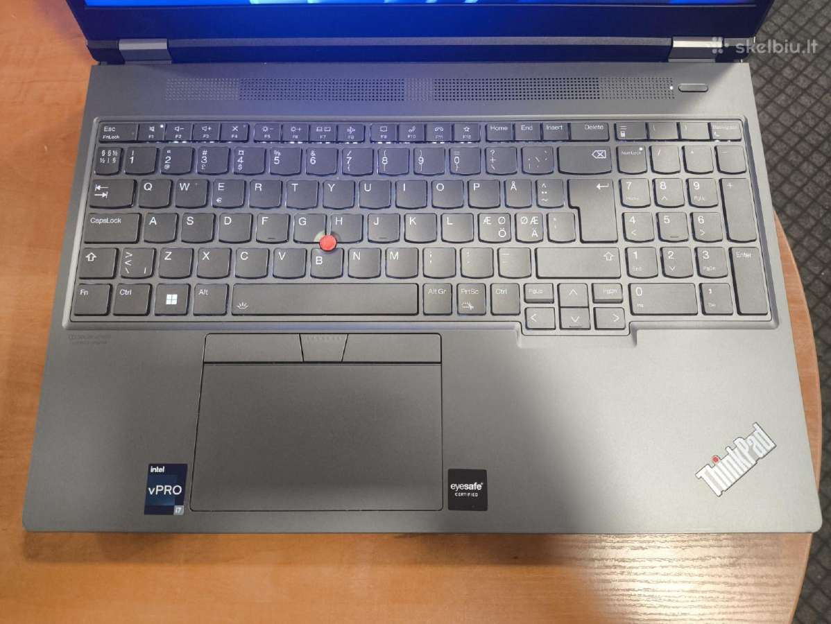 P16 240hz i7-12850hx 32gb 512gb A2000 8gb 7% - nuotraukos Nr. 2
