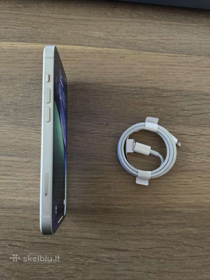 iPhone 14 128gb baltas stovis idealus 275€ - nuotraukos Nr. 2
