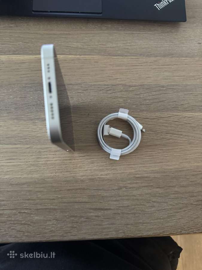 iPhone 14 128gb baltas stovis idealus 275€ - nuotraukos Nr. 5