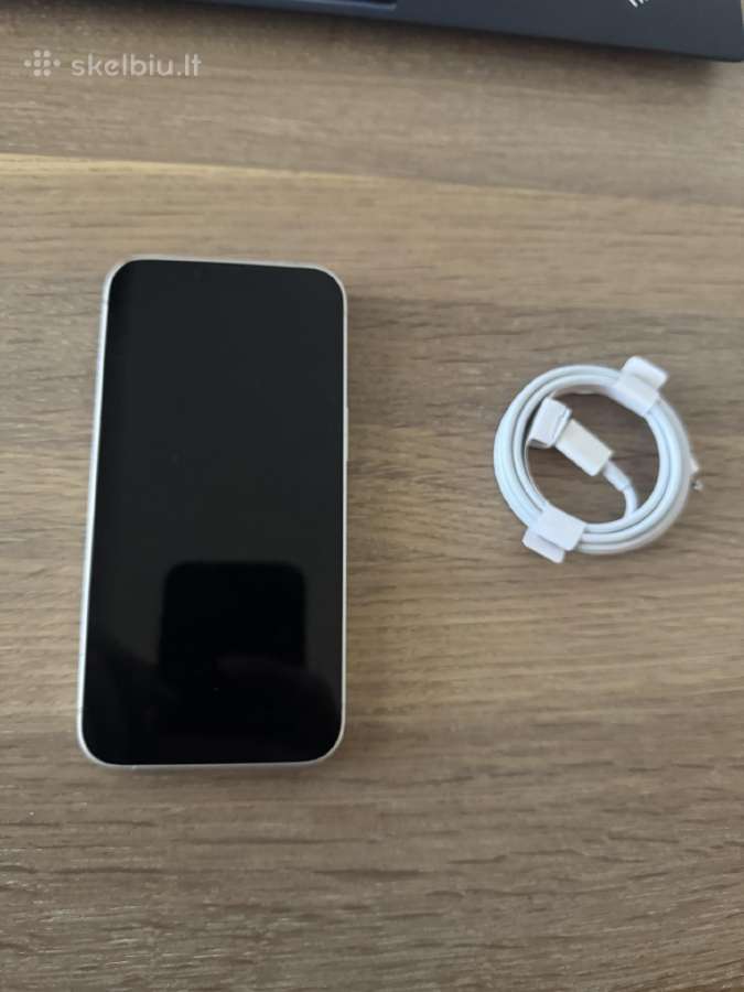 iPhone 14 128gb baltas stovis idealus 275€ - nuotraukos Nr. 8