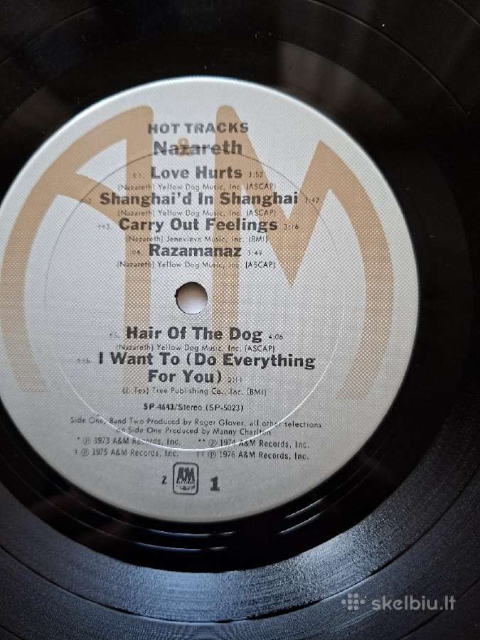 Nazareth 1977 "Hot Tracks" - nuotraukos Nr. 3
