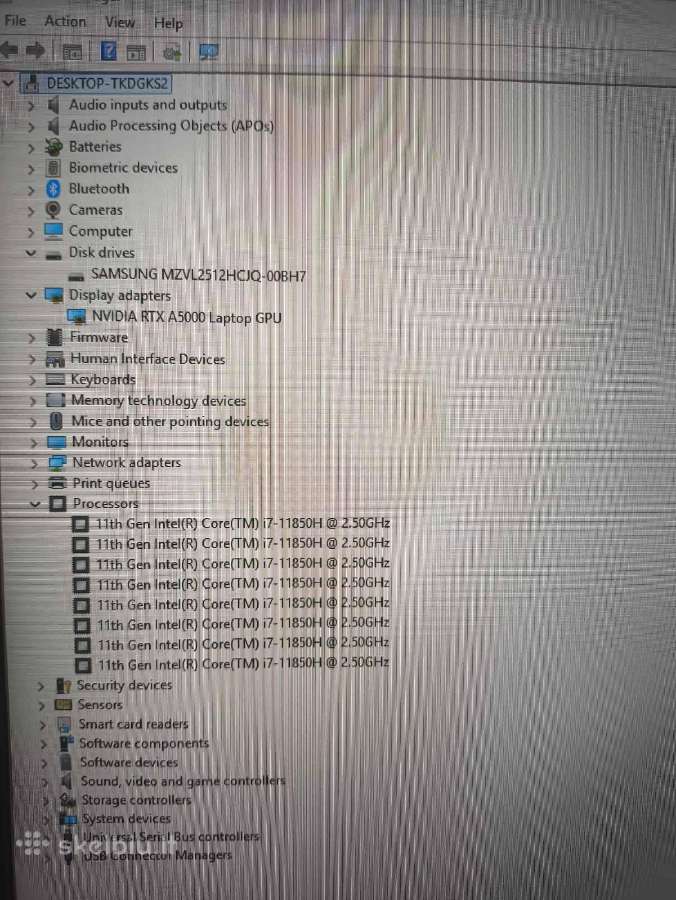 Zbook 17 G8 I7-11850h 64gb 512gb Rtx A5000 16gb - nuotraukos Nr. 5